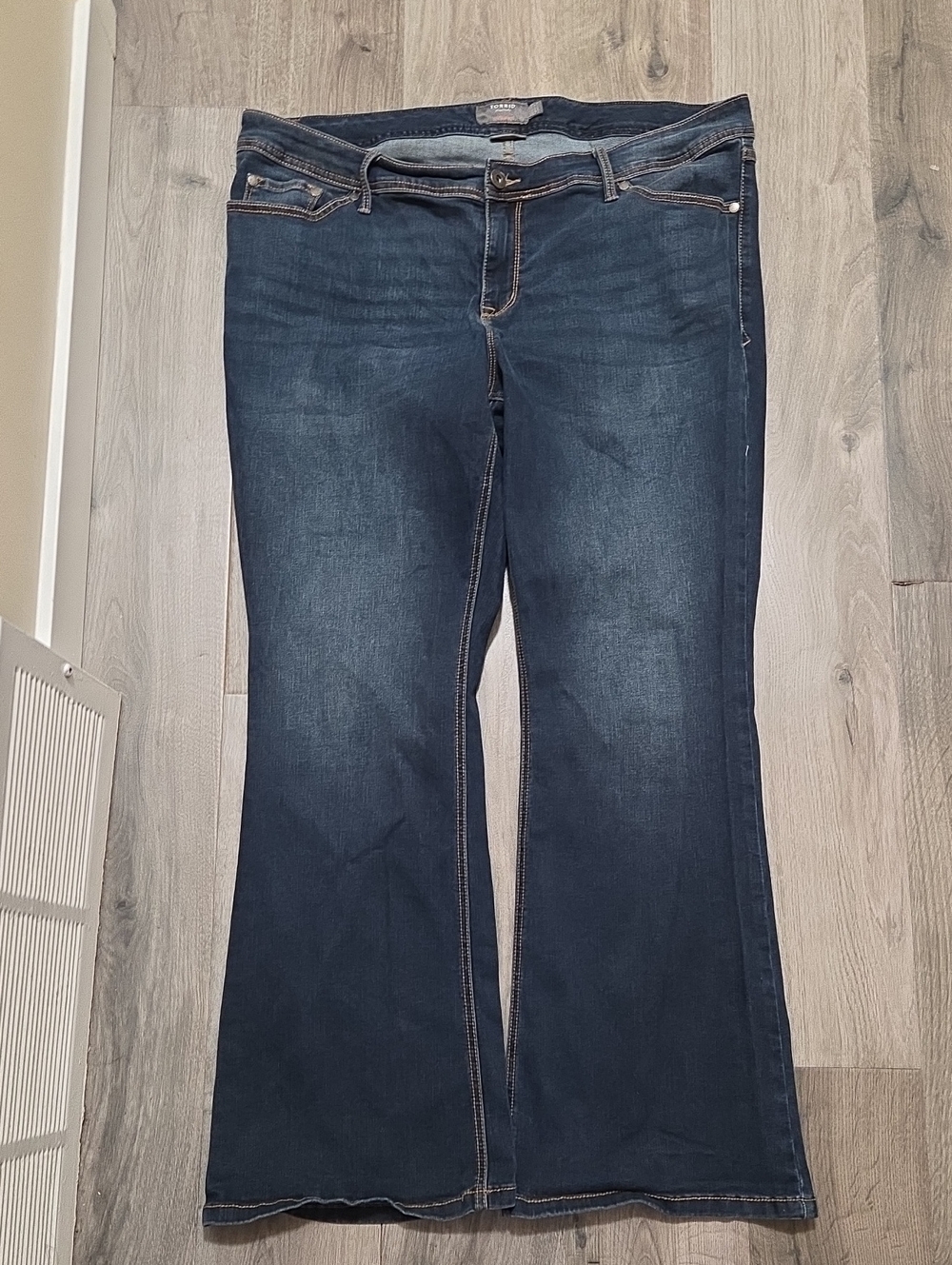 torrid Plus Size Cotton Blend Flare Jeans